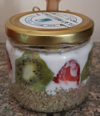 Fruit Nut Quinoa Parfait Jar