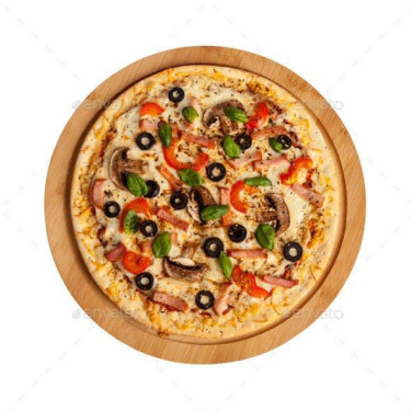 Cheese Capsicum Onion Pizza 9 Inch