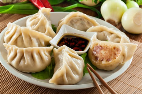 Chinese Greens Momos [6 Pcs]