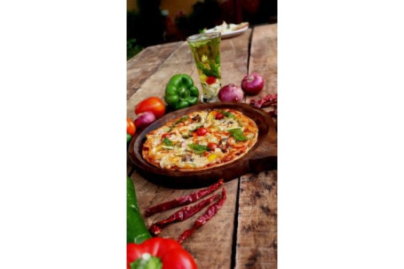 8 Inches Thin Crust Exotic Vegetable Pizza
