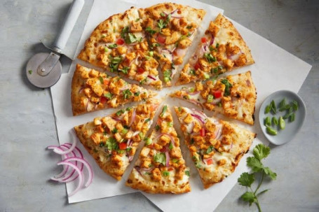 8 Inches Thin Crust Chicken Tikka Pizza