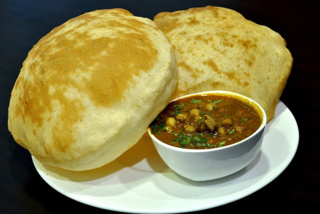 1 Plain Bhature With Chole