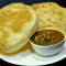 1 Plain Bhature With Chole