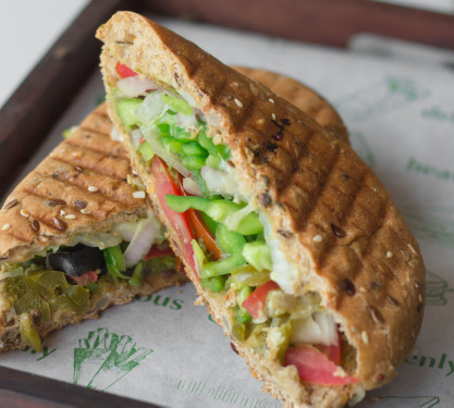 Greek Focaccia Sandwich