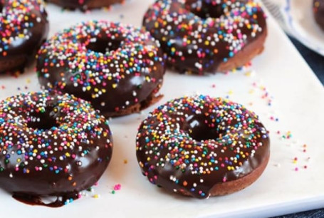 Glazed Chocolate Doughnuts