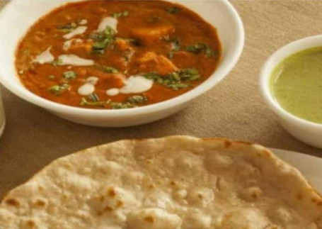 Paneer Butter Masala [400Ml] 4 Lachha Paratha 4 Butter Roti 4 Piece Sweet