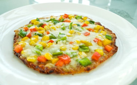 American Corn Bell Pepper Pizza