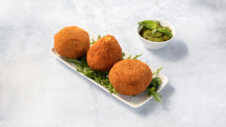 Arancina Filled With Spinach And Cheese