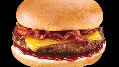 Combinazione Di Hamburger Bbq Cheddar E Bacon Big D
