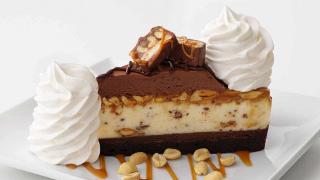 Chocolate Caramelicious Cheesecake Made With Snickers