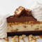 Chocolate Caramelicious Cheesecake Made with Snickers