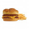 Knoflook Steakburger 'n Fries