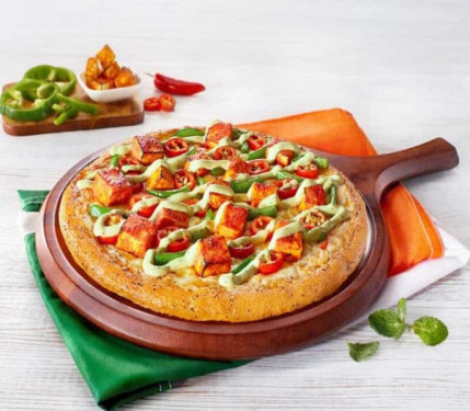 Green Red Yellow Capsicum Pizza