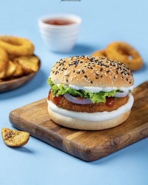 Veg Crispy Masala Burger