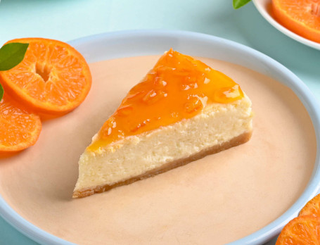Orange Cheesecake Slice