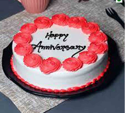 Eggless Anniversary Special Cake [450Gms]