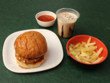 French Fries Classic Veg Burger Cold Coffee