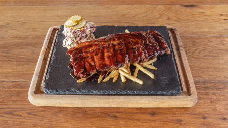 Bbq Pork Ribs And Fries