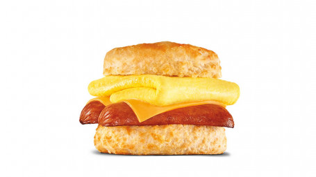 Smoked Sausage, Egg Cheese Biscuit