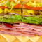 Ham, Bacon, Avocado Sprouts Wrap