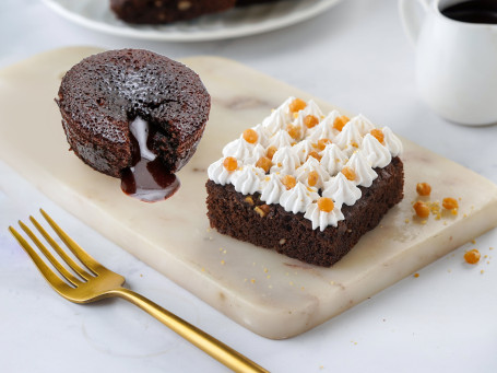 Butterscotch Brownie Choco Lava Cake