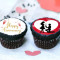 Anniversary Chocolate Poster Cup Cake (2 Pcs)