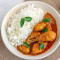 Chicken Curry (2 Pcs) With Rice Combo Serves 1]
