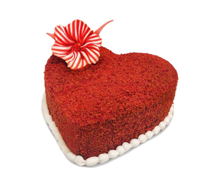 Lovely Heart Shape Red Velvat Cake[500Gms]