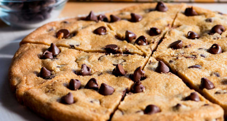 Giant Warm Cookie Chocolate Chip Slices
