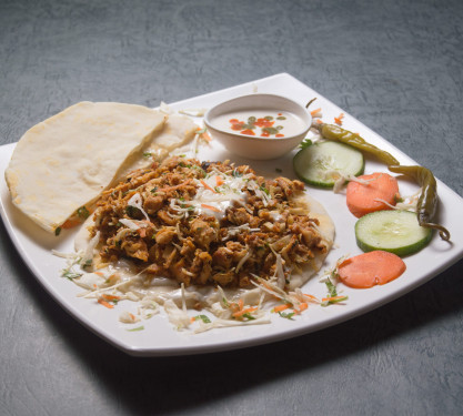 Full Meat Chicken Shawarma Rumali Plate