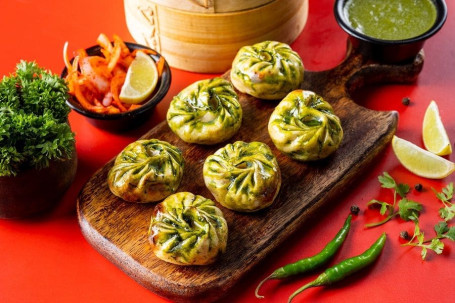 Veg Hariyali Momos[6 Pcs]