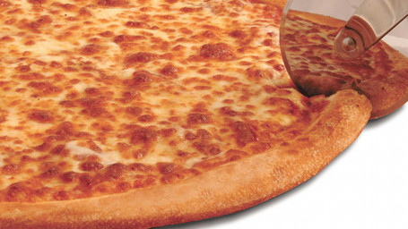 Pizza Mare Cu Brânză Sau Adăugați Toppinguri