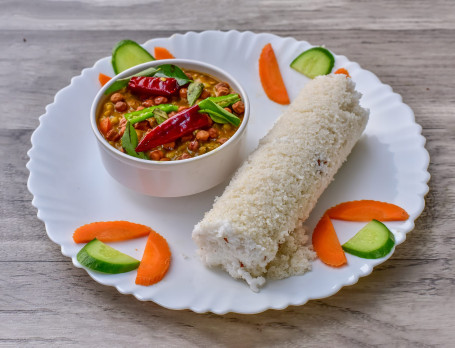 Wheat Puttu Kadala Curry