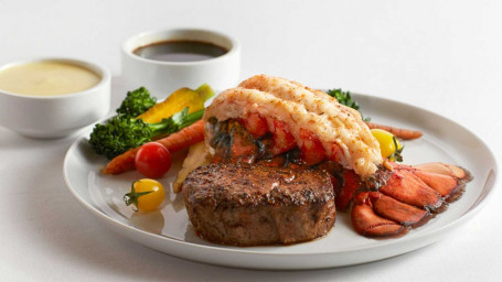 Grilled Filet Mignon Maine Lobster Tail