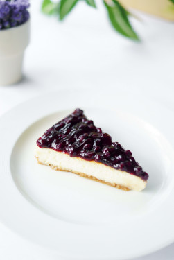 Baked Cheese Pastry Blueberry Topping