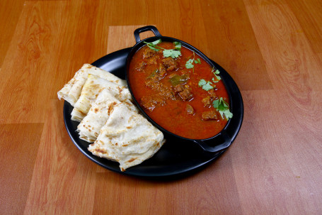 Combo 6 2 Parotta Beef Curry (Half)