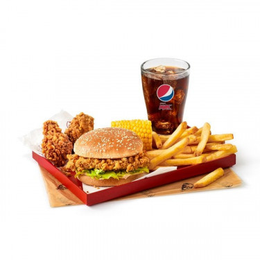 Zinger reg; Burger Hot Wings Box Meal