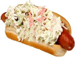 Hotdog With Coleslaw