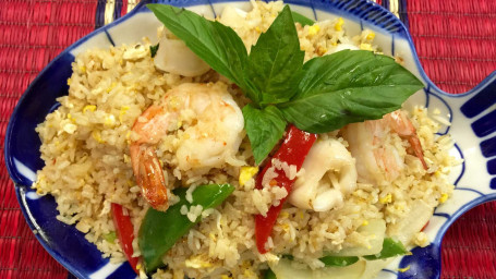 Seafood Hot Basil Fried Rice