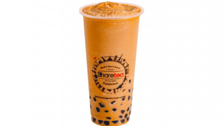 Thai Tea Ice Blended With Pearl
