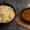 Veg Fried Rice With Plain Manchurian Sauce