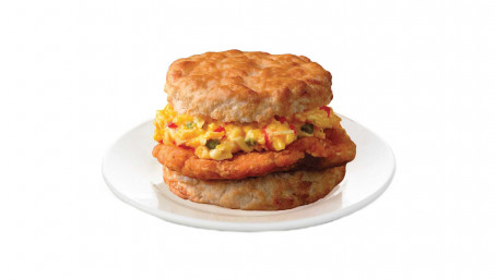 New! Cajun Chicken Filet With Pimento Cheese Biscuit