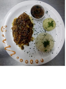 Chicken Steak With Rice Bowl