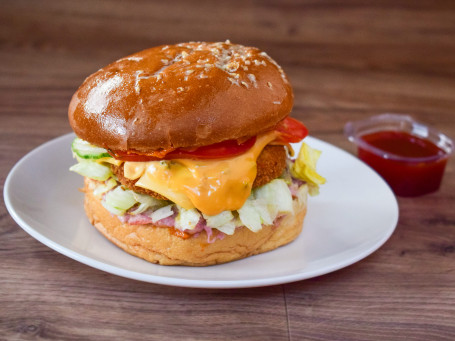 Classic Double Patty Chicken Burger