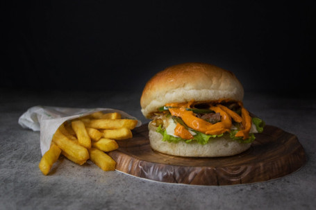 Spicy Masala Grilledchicken Burger