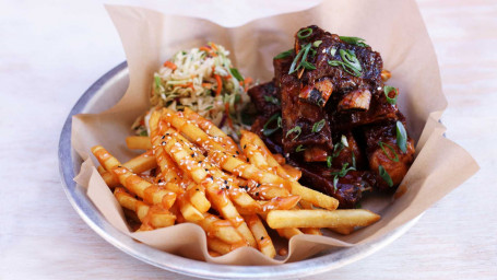 Sticky Ribs Umami Fries