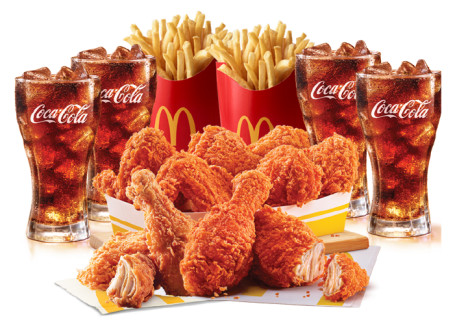 Mcspicy Fried Chicken 10 Pc 2 Fries (L) 4 Coke