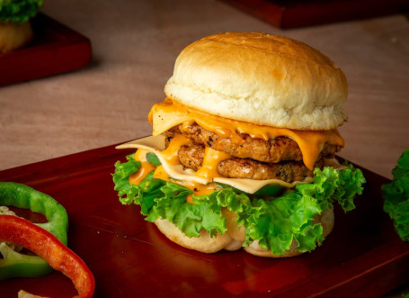Double Casual Chicken Burger