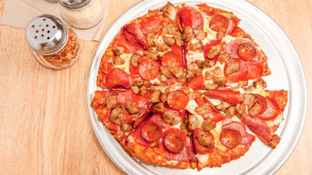 Pizza Montague’s All Meat Marvel
