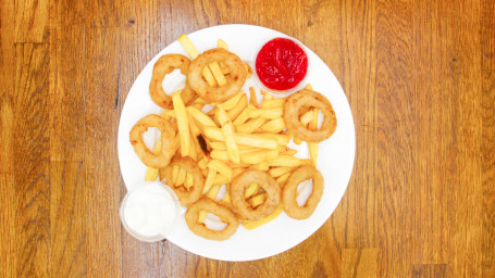 Onion Rings Pieces with Chips